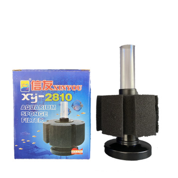 Portable Square Aquarium XY 2810 sponge air filter